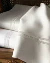 Sferra Two Standard 590 Thread Count Pillowcases In White
