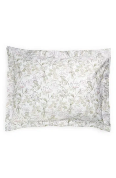 Sferra Victoria Cotton Sateen Pillow Sham In Willow