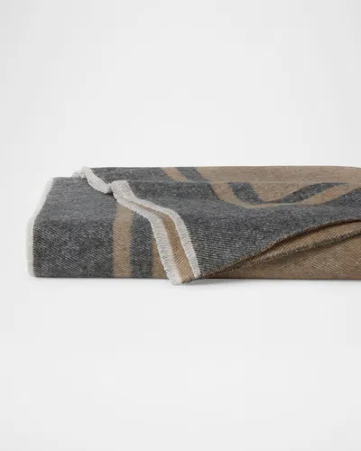 Sferra Viletta Cashmere-blend Throw, 51" X 77"