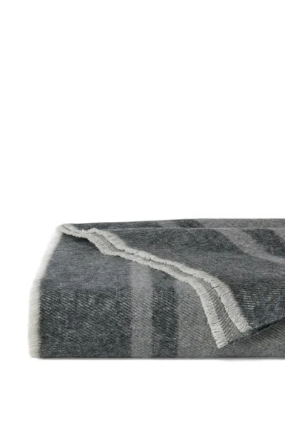Sferra Viletta Throw Blanket In Gray