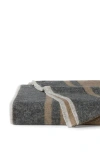 Sferra Viletta Throw Blanket In Grey/beige