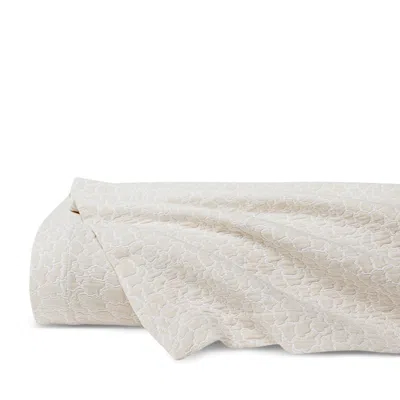Sferra X Scalamandre Aurelia Textured Matelasse Coverlet, King In White