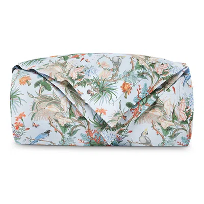 Sferra X Scalamandre Cinque Terra Printed Percale Duvet Cover, King In Blue