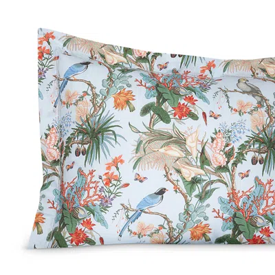 Sferra X Scalamandre Cinque Terra Printed Percale Sham, Standard In Multi