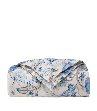 SFERRA X SCALAMANDRÉ COTTON PONDICHERRY KING DUVET COVER