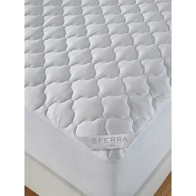 Sferra York Mattress Pad, Twin In White