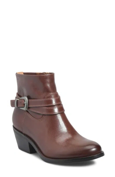 Söfft Alessandra Leather Bootie In Brown