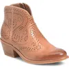 Söfft Aisley Perforated Bootie In Russet Brown