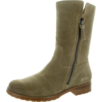 Söfft Betty Womens Cushioned Footbed Leather Mid-calf Boots In Green