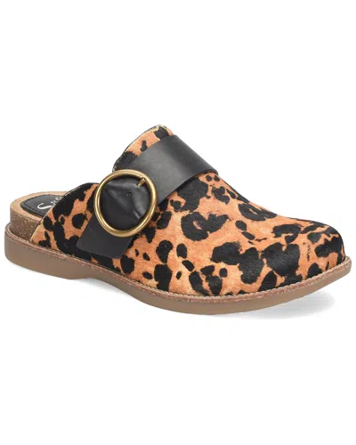 Söfft Billie Printed Haircalf Mule In Brown