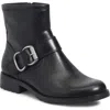 Söfft Brie Water Resistant Moto Bootie In Black