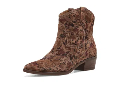 Söfft Cambridge Women's Boots Brown Floral Suede: 9 M (b), Leather
