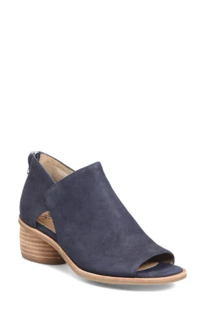Söfft Carleigh Peep Toe Bootie In Blue