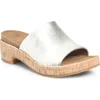 Söfft Cass Platform Slide Sandal In Multi