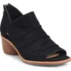 Söfft Catelyn Peep Toe Bootie In Black