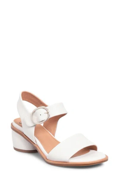 Söfft Chevonne Ankle Strap Sandal In White