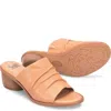 Söfft Farlan Ruched Sandal In Caramel