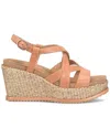 Söfft Devyn Slingback Espadrille Platform Wedge Sandal In Multi