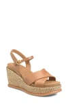 Söfft Devyn Slingback Espadrille Platform Wedge Sandal In Orange