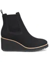 Söfft Eiley Platform Wedge Chelsea Boot In Black