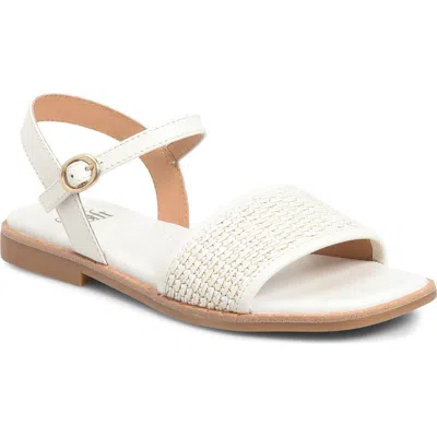 Söfft Elrose Sandal In White