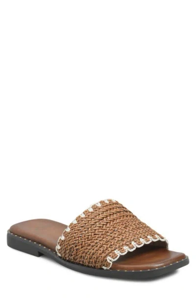 Söfft Elsa Slide Sandal In Brown