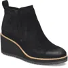 Söfft Emeree Sf0049021 Boots Womensb Black Suede Wedge Ankle Chelsea Hawk2845 In Multi