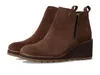 Söfft Emma Wedge Boot In Brown