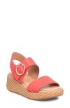 Söfft Faedra Ankle Strap Sandal In Coral