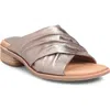 Söfft Fallon Slide Sandal In Bronze