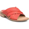 Söfft Fallon Slide Sandal In Coral