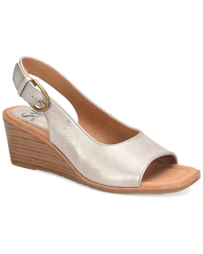 Söfft Gabriella Leather Sandal In Beige