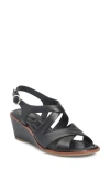 Söfft Gigi Slingback Wedge Sandal In Black