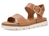 Söfft Gweneth Ankle Strap Platform Sandal In Animal Print