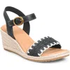 Söfft Inez Wedge Sandal In Black