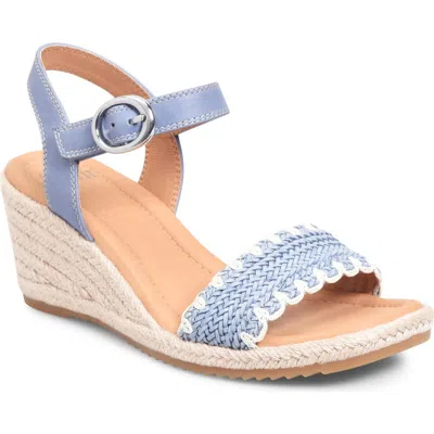 Söfft Inez Wedge Sandal In Zante Blue
