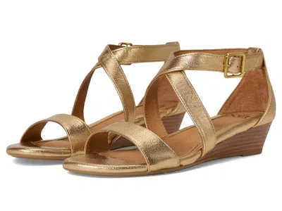 Söfft Innis Sf0001370 Sandal Women Old Gold Leather Open Toe Wedge Zogg3813