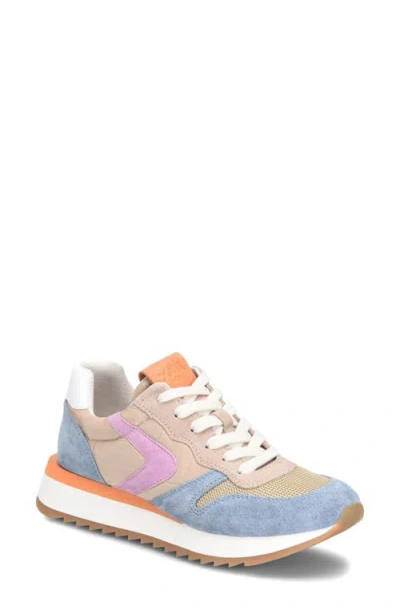 Söfft Janey Sneaker In Light Taupe/orange Multi