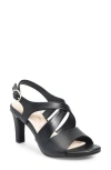 Söfft Jolene Sandal In Black Metallic