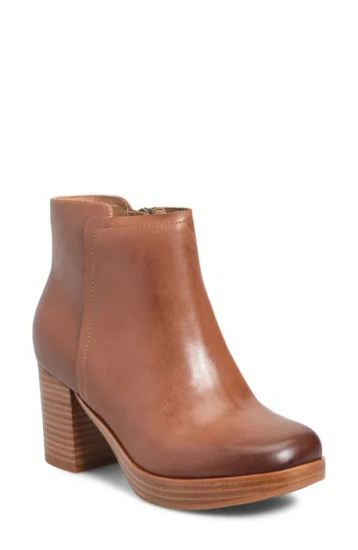 Söfft Kendall Leather Bootie In Brown