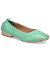 Söfft Kenni Leather Flat In Green