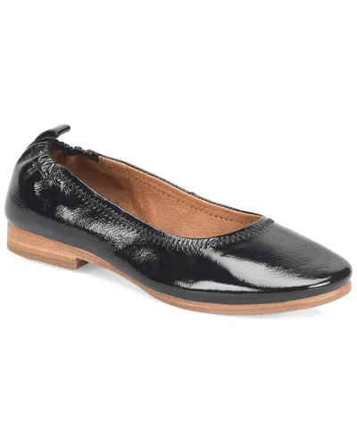 Söfft Kenni Patent Flat In Black