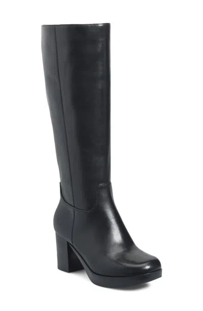 Söfft Kristen Leather Knee High Boot In Black