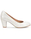Söfft Lana Leather Pump In White