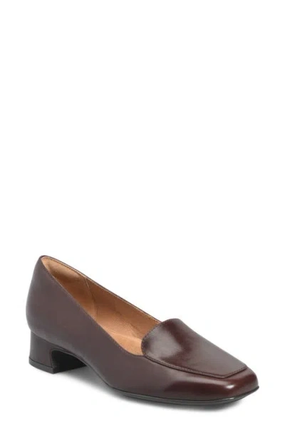 Söfft Lavender Loafer Pump In Brown