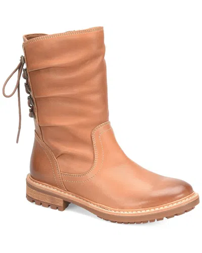 Söfft Leanna Leather Boot In Luggage