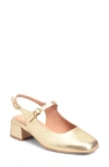 Söfft Leyla Slingback Mary Jane Pump In Gold