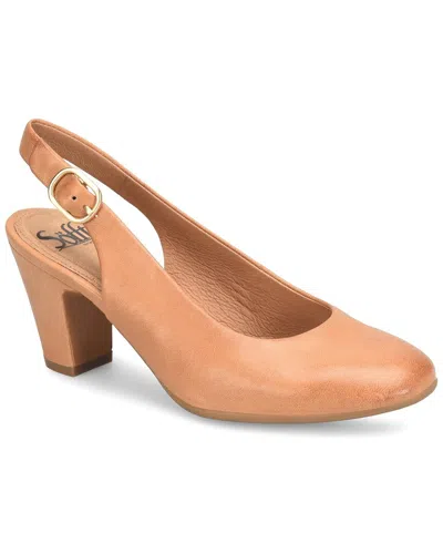 Söfft Lilly Leather Pump In Beige