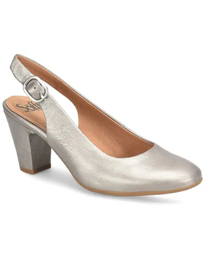Söfft Lilly Leather Pump In Purple