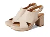 Söfft Liv Slingback Platform Sandal In Brown